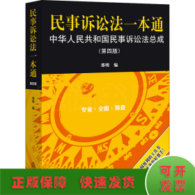 民事诉讼法一本通——中华人民共和国民事诉讼法总成（第四版）