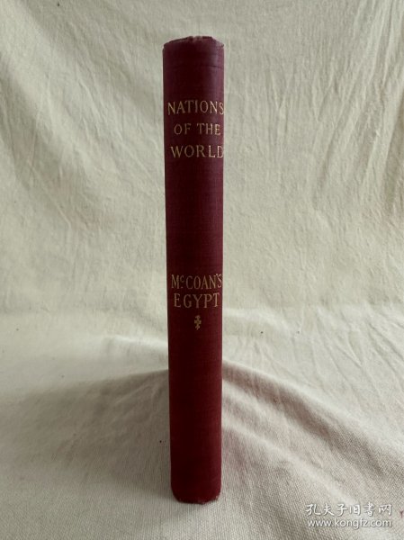Egypt by J.C. Nations of the World《埃及史》 英译本 布面精装  书脊烫金 版画插图   1898年老版书  优质纸印刷
