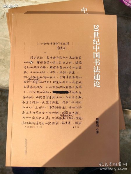 20世纪中国书法通论 周俊杰著。原价120～～特价60包邮 9号狗院（库存12）9787540138066