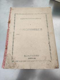 全国医药卫生技术革命展览会中医高疗效部分汇集 油印本 1958年 仔细看图后下单