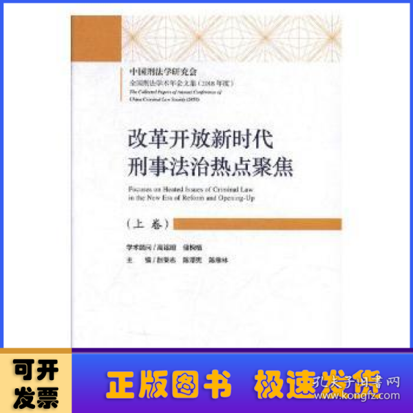 改革开放新时代刑事法治热点聚焦（套装上下卷）