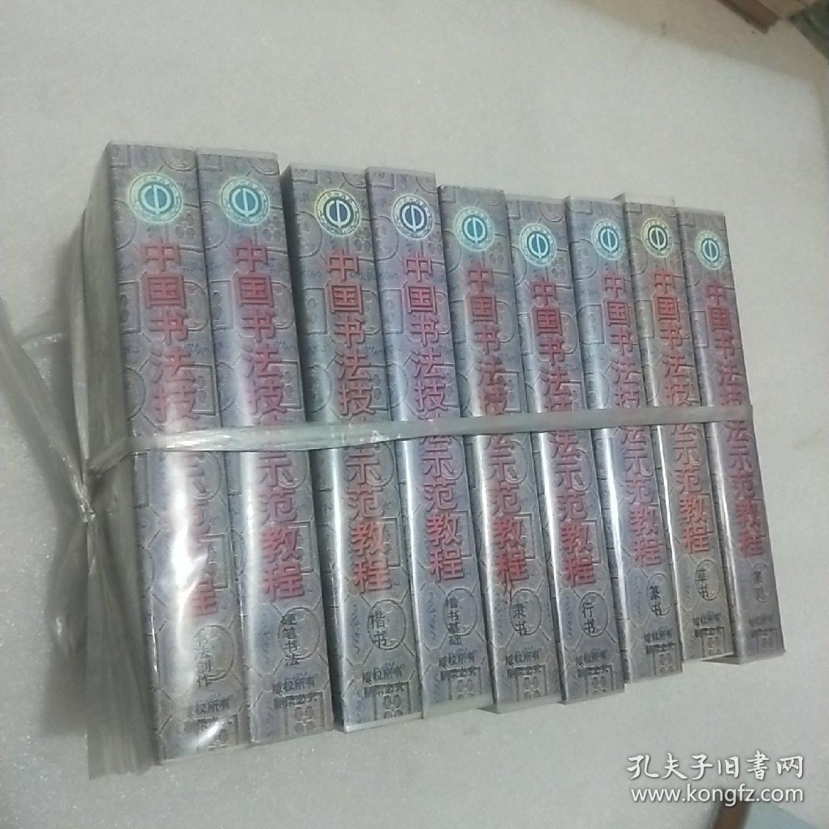 中国书法技法示范教程  书法教程 硬笔书法  楷书 楷书基础 隶书 草书 篆刻 篆书 行书  录像带