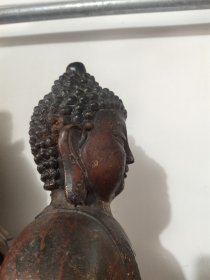 大清铁佛座像