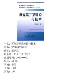 厚煤层开采理论与技术