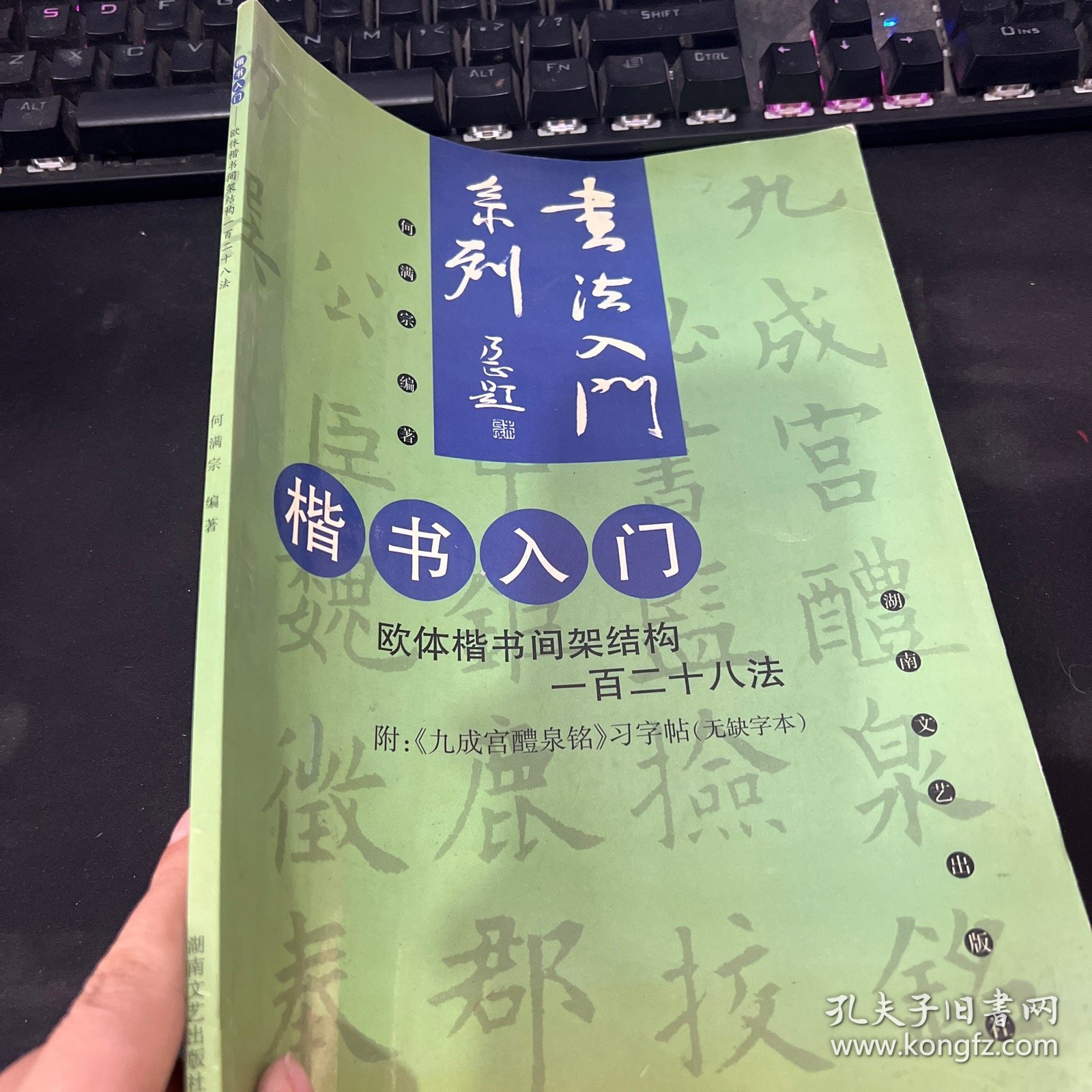 楷书入门(欧体楷书间架结构一百二十八法)