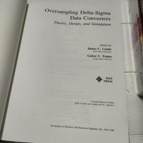 Oversampling Delta-Sigma Data Converters: Theory, Design, and Simulation【精装 大16开 详情看图】