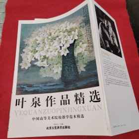 中国高等美术院校教学范本精选 叶泉作品精选 8开活页20张 品相如图