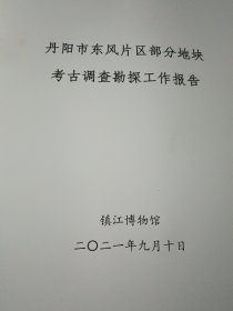 丹阳市东风片区部分地块考古调查勘探工作报告（2021年，大16开401页，多彩图）