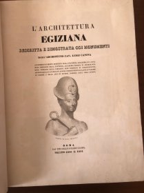 architettura antica；architettura egiziana，luigi canina。古埃及建筑考古测绘。