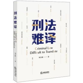 刑法难译 刘宗路著 法律出版社