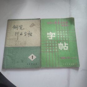 钢笔行书字帖 少年儿童模范字帖（钢笔行书）2本合售