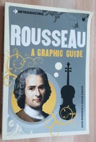 英文书 Introducing Rousseau: A Graphic Guide by Dave Robinson  (Author), Oscar Zarate (Illustrator)