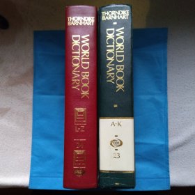 The World Book Dictionary, two volumes (A-K; L-Z,)，《世界图书词典》英文原版 全两卷，1990年 美国印制 16开 精装本