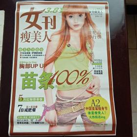 杂志发行广告海报——女刊瘦美人杂志2006－5期发行广告海报