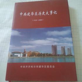 中共建华区历史大纪实，1991~2000年。