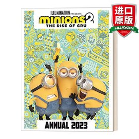 英文原版 Minions 2: The Rise of Gru Official Annual 2023 小黄人2格鲁的崛起2023年鉴 精装 英文版 进口英语原版书籍