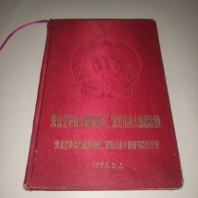 日记本 东北空军后方勤务部第二屆党代表大会纪念册