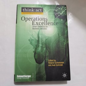 Operations Excellence: Smart Solutions for Business Success  卓越运营：商业成功的智能解决方案