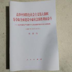 高举中国特色社会主义伟大旗帜为夺取全面建设小康社会新胜利而奋斗（十本合售）