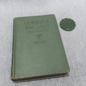 1928年Correct English First Course Tanner