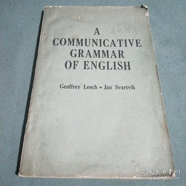 COMMUNICATIVE
GRAMMAR
OF ENGLISH