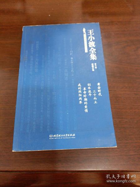 王小波全集（第六卷 中篇小说）：黄金时代 三十而立 似水流年 革命时期的爱情 我的阴阳两界