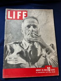 1945年8月美国生活杂志：日本原子弹爆炸大记实录，二战即将结束，杜鲁门会议，日本天皇，中国纸币通货膨胀纪实，史料强