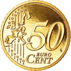 爱沙尼亚 50欧分硬币 2011年 直径25MM 年份随机 全新