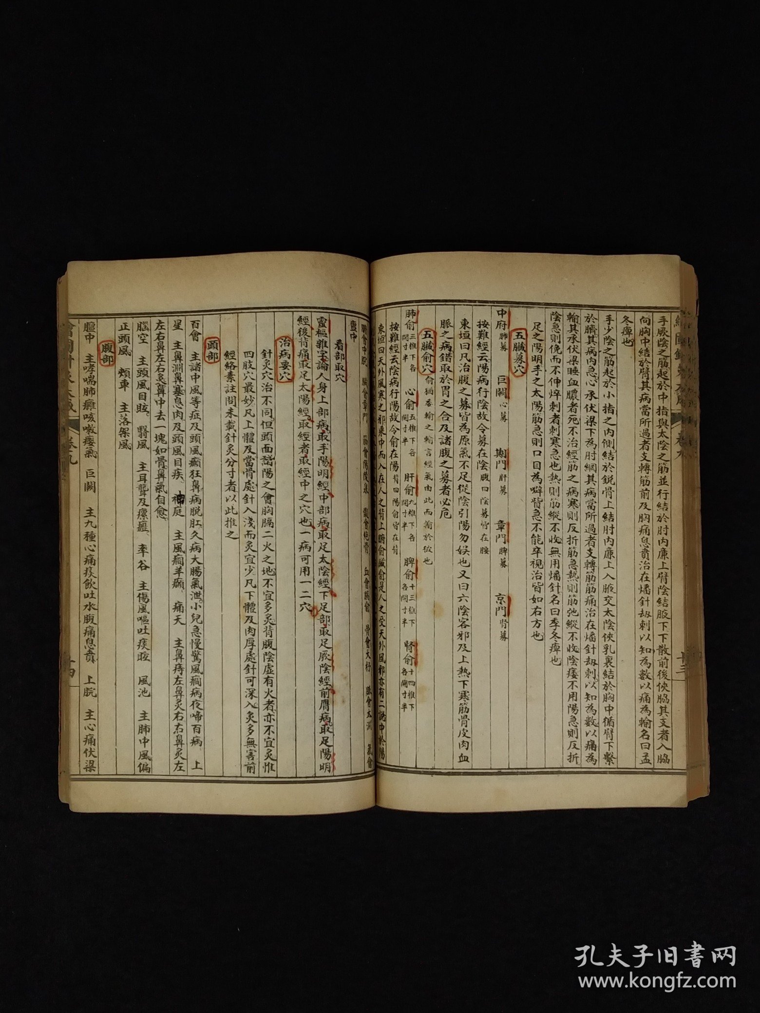 1954年上海锦章书局最后一批石印中医典籍【增补针炙大成】全套六本合订为两厚集，共十二卷，全国仅印制一千套。 本书较全面论述针灸理论、操作手法等，并考定腧穴名称和部位，记述历代名家针灸医案，对明以前针灸学术的又一总结，是学习研究针灸的重要参考著作。保存完整无缺、品相好！