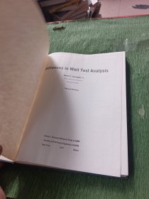 ADVANCES IN WELL TEST ANALYSIS-----试井分析进展