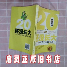 20还没长大——与20岁有关的青春纪念 鞠向玲 人民日报出版社