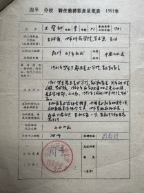 吉林省美术家协会理事、四平市美术家协会主席邓文欣，吉林省美术家协会理事、原四平书画院院长王伟，吉林省美术家协会理事、四平市美术家协会副主席、四平师范学院艺术系主任王警钟，吉林省书法家协会副主席、吉林省青年书法家协会副主席、四平市书法家协会副主席兼秘书长薛军，吉林省美术家协会理事徐林森，四平市书画院副院长董才等填写中国书画函授大学四平分校教师呈报表12份。