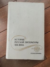 История русской литературы XIX века 俄文原版 《19世纪俄罗斯文学史》 精装本