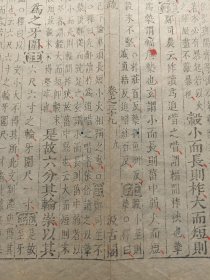 古籍散页《周礼疏》一页，编号19，明版明印汲古阁刊本，页面展开尺寸：31.5*25厘米，这是一张古籍散页原页，不是一本书，轻微破损，本店所有作品全都是实售价格，不议价不包邮，看好直接下单即可，选好作品后统一付款，一百件之内自动合并邮资。
