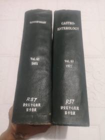 GASTRO ENTEROLOGY 1972年12期全精装合订2册全