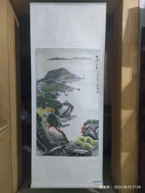 湖南工艺美院教授李政泉中国画《湖畔之春》