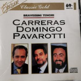 EXCELSIOR classic gold原版唱片(1994)
Bravissimi Tenori(伟大的男高音)
CARRERAS
DOMINGO
PAVAROTTI  
19 SONGS