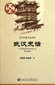 【全新正版，假一罚四】武汉史话/近代区域文化系列/中国史话