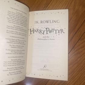 Harry Potter and the Philosopher's Stone：1/7哈利波特与魔法石基本全新