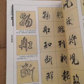 书法结构临帖速成 集字圣教序要诀 晋王羲之 蜀素贴要诀 宋 米芾 2本合售