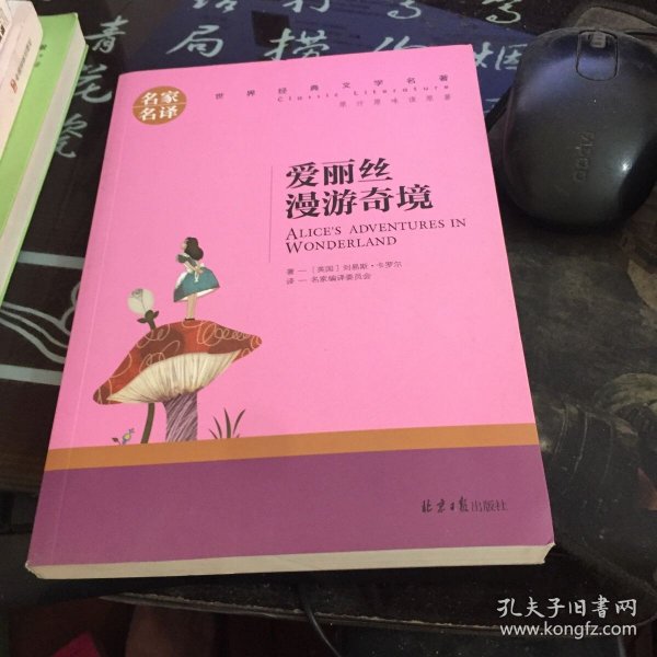 爱丽丝漫游奇境 中小学生课外阅读书籍世界经典文学名著青少年儿童文学读物故事书名家名译原汁原味读原著