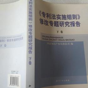 《专利法实施细则》修改专题研究报告(全二卷)