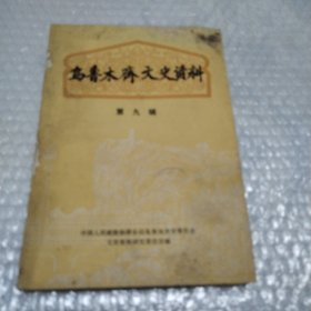 乌鲁木齐文史资料第九辑