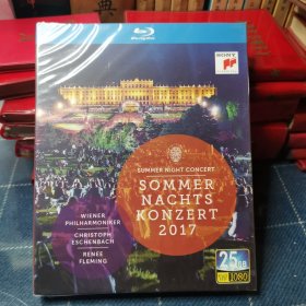 碟片光碟： 2017年维也纳美泉宫仲夏夜音乐会 全新未拆封正版BD碟
