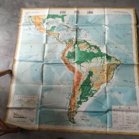 南美洲地图，大