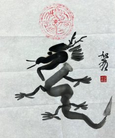 何加林老师龙年新作有合影视频