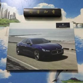 玛莎拉蒂    MASERATI  GHIBLI   轿车    画册