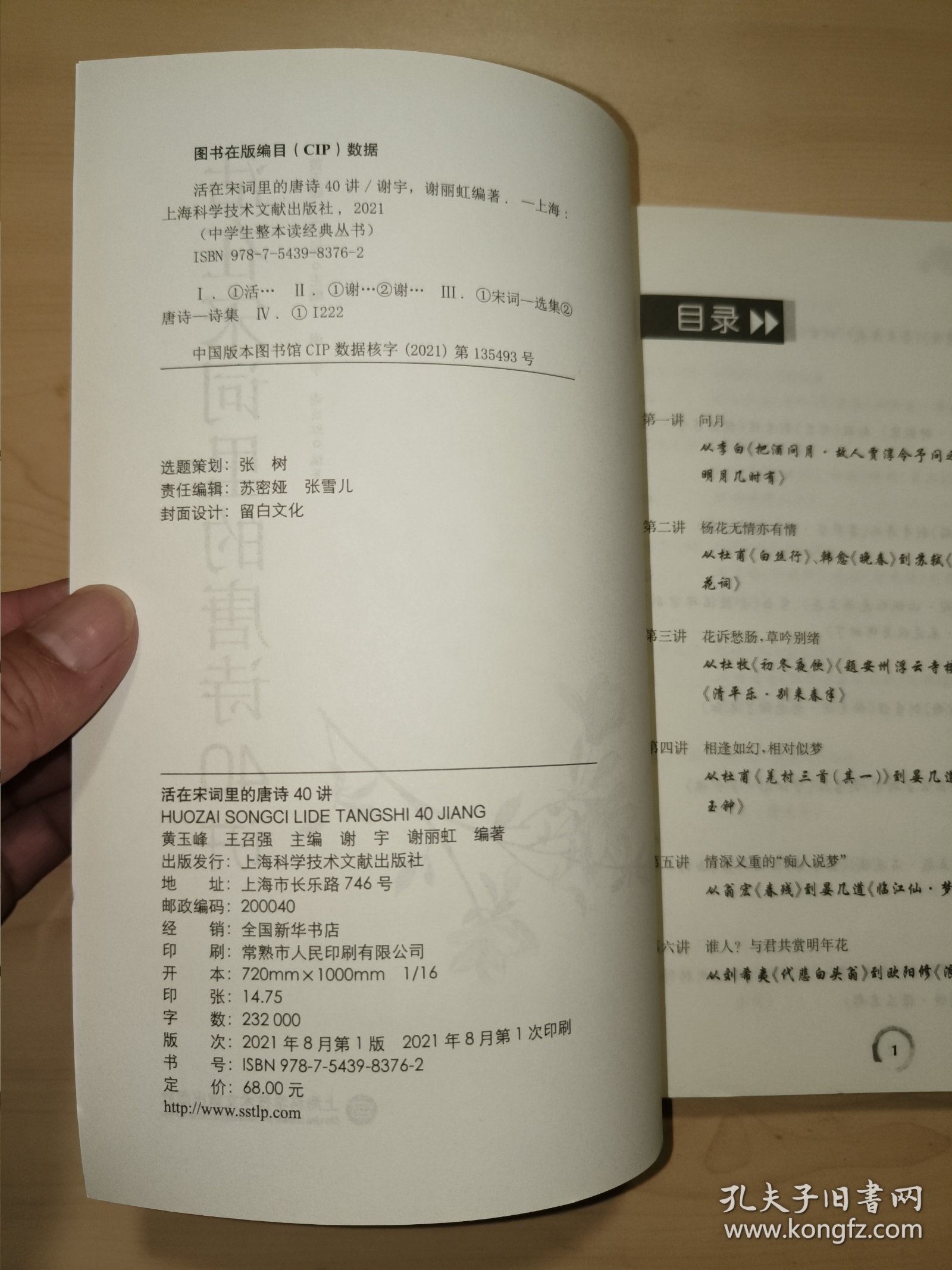 活在宋词里的唐诗40讲（中学生整本读经典丛书）