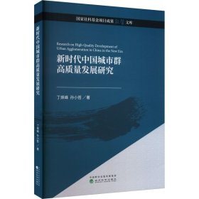 【正版图书】 新时代中国城市群高质量发展研究 丁焕峰,孙小哲 经济科学出版社 9787521845259