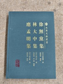 徐无党集 林大中集 应孟明集(永康文献丛书)